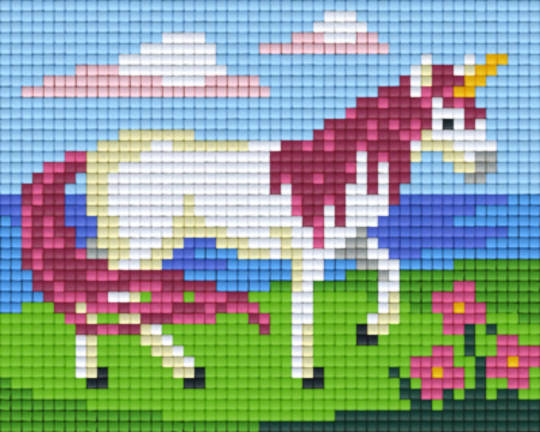 Unicorn One [1] Baseplate PixelHobby Mini-mosaic Art Kits